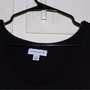 Susan Graver Classic Black Blouse